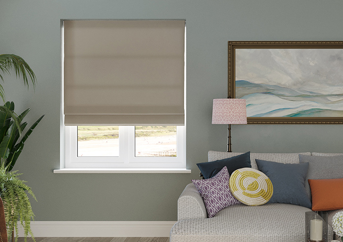 Erin, Linen - Twist&Fit Roman Blind - Image 3